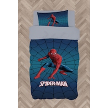 Mekta Home Bebek Ve Çocuk Odası Spider Man Desenli Lacivert Nevresim Takımı