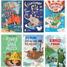 Mert Arık Okuma Seti 6 Kitap Dinozorumun Saklandığı Yer-ayvayı Yedik Müzesi-çantamdan Fil Çıktı