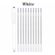 Beyaz 1 Takım İşaretleme Kalemleri Kumaş İşaretleyiciler Kalem Isı Sarma Fade Out 10 Adet Yedekler + 1 Adet Kalem Kutusu