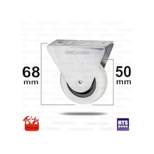 Aletçantam Sabit Mobilya Tekeri Dolap Tekerlek  50 x 18 MM -4 Adet
