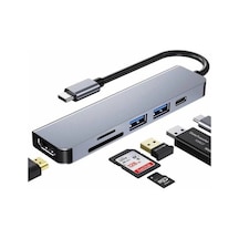 Daytona Hc-13C Type-C To 2- Usb 3.0 Sd Tf 4K Hd 1080P Hdmı Pd Ka