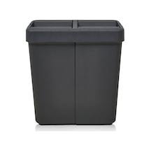 Motekk Comfort Geri Dönüşüm Çöp Kovası - Antrasit - 50 Lt