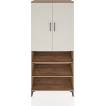 Hyperion Dolap 4 Raflı 2 Kapaklı Tek Askılı 88x44x195 Çam-aytaşı Atlas Çam