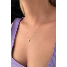 14 Ayar Altın S Harfli Kolye Kly8159 Sarı Altın