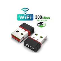 Usb Wifi Adaptörü Kablosuz Wifi İnternet Alıcı Ağ Kartı Masaüstü Bilgisayar Pc 300 Mbps 802.11n