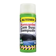 Ayrex Badem10 Automix Araba Araç Otomobil Oto Silecek Temizleme Konsantre Cam Suyu Şampuanı Çam Kokulu 50 Ml