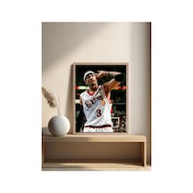 Poster Ahşap Çerçeveli Dekoratif Tablo Çok Renkli - 868791262 Çok Renkli