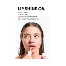 Cream Co. Dudak Parlatıcısı Nemlendirici Besleyici Lip Oil Gloss, Dudak Yağı, Ahududu Aromalı, E Vitamini 0