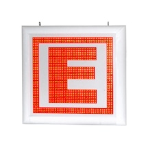 Eczane E Logo Led Tabela 60x60