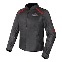 Ls2 Breeze Yazlık Fileli Mont Siyah-kırmızı