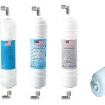 Filtre Dünyası Usa Inline 3Lü Ön Filtre Takımı Kapalı Kasa Cihaz Filtresi