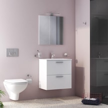 Vitra Mia 60 Cm Beyaz Banyo Dolabı Takımı 75021 Beyaz
