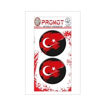 Türk Bayrak Tasarım Logo Sticker Diğer