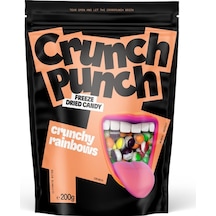 Freeze Dried Candy Crunchy Rainbows 50 G Dondurularak Kurutulmuş Renkli Şeker