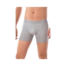 6 Adet Tutku Likralı Boxer / Külot Erkek Gri Ter0114S