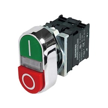 Siemens 22mm Led Li Buton Metal Kırmızı 230v Ac,3sb6166-0db20-1ca0