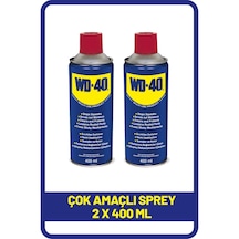 WD-40 Yağlayıcı ve Pas Sökücü Sprey 2 x 400 ML (2 adet)