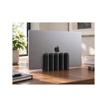 Dora Dekoratif Dikey Macbook Standı - Siyah