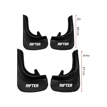 Peugeot Rifter Paçalık Tozluk Çamurluk Ön Arka 4'lü Set