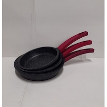 Gülsan Döküm Granit Tava Seti 18. 20. 22 Cm