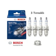 Bosch Bmw 7 Seri E38 4 Adet Buji Takımı 3 Tırnak 1992-2001 3 Tırnak Kıvılcım