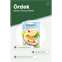 Ördek Şeklinde Banyo Termometre Su Sıcaklığı Ölçer Plastik Renkli