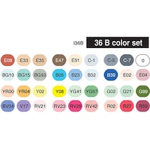Copic Ciao Marker 36Lı Set B