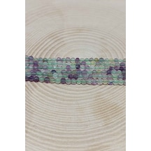 Yasamtohumu Florit Taşı Yarım Dizi 2,5 MM 17  CM Pembe