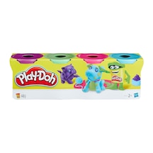 B5517 Play-doh 4'lü Hamur / +2 Yaş Çok  Renkli