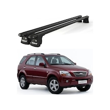 Trio-ı Kia Sorento 2002-2006 Uyumlu Siyah Kilitli Ara Atkı 120cm Port Bagaj Tavan Barı