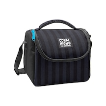 Coral High Erkek Çocuk Siyah Gri Çizgi Desenli Isı Yalıtımlı Beslenme Çantası 37118