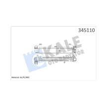 Kale 345110 Turbo Radyatörü Intercooler Fluence Megane Iıı-scenıc Iıı 1.5dcı 09 657x91x80 110luk Al/pl/brz 144961285r-144960006r-144964990r