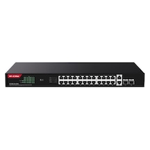 Ip-com G1128p-24-410w 24 Port Gıgabıt +2xgb Rj45/sfp Uplınk 370w Poe Rackmount Swıtch