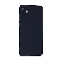 Samsung Uyumlu  Galaxy A05 Kılıf Nano İçi Kadife Silikon - Lacivert 0.2M-Çok Renkli