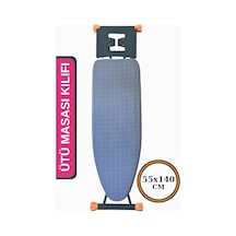 Asev Home Ütü Masası Kılıfı Keçeli İpli Stoperli Büyük Boy 55x140 Cm Astor Çok Renkli