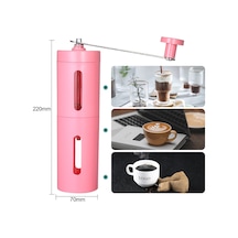 Leezsing Ayarlanabilir Ayarlı Manuel Kahve Öğütücü Taşınabilir Konik Seramik Çapak Öğütücü Değirmen Mutfak Aleti