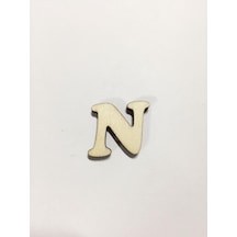 2.5 Cm Ahşap Harf ve Rakamlar - N