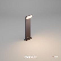 Fonelight Naja 50 Cm Led Bahçe Bollard Aydınlatma Direği Antrasit Alüminyum Ip65 Peyzaj Yürüyüş Yolu Aydınlatması 9w 3000k