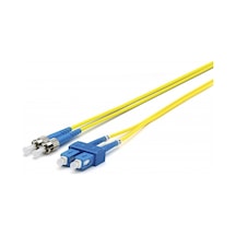 Fibre Fiber Optik  Patch Cord Kablo Dublex SM ST-SC 250 M