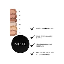 Baked Powder 03 Caramel Cake Işıltılı Bitişli Highlighter Toz Yüz Pudrası 0