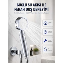 Şelale Sisi Ve Özellikli Banyo Duş Başlığı Diğer