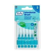 Interdental Brush Arayüz Fırçası Mavi 0.6 Mm 6 Lı