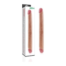 Truva Shop Lovetoy Realistik Çift Taraflı Penis Vajinal Dildo 43 CM