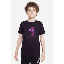 Freddie Mercury Baskılı Unisex Çocuk Siyah T-Shirt