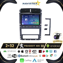 Peugeot 405 2010 - 2019 Model 2gb + 32gb Android 13 Kablosuz Ca