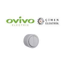 Ovivo Xone Gri Komutatör Anahtar Sıva Üstü