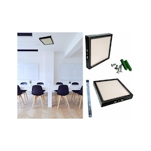 Cata 18w Beyaz S.ü. Kare Led Panel Siyah Kasa Beyaz