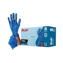 Beybi Tpex Eldiven Mavi Small 100'lü