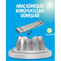 Gelişmiş Yansıtıcılı Katlanabilir Araç Güneşliği Alüminyum & Süngerli İzolasyon Teknolojisi 1 Adet