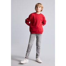 Defacto Slim Fit Düz Paça Yıkamalı Jean Pantolon Erkek Çocuk C3683a826aunm55 Gri-nm55